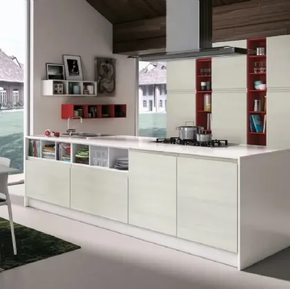 Cucina Jey Feel 12 finitura Rovere Diamond di Creo