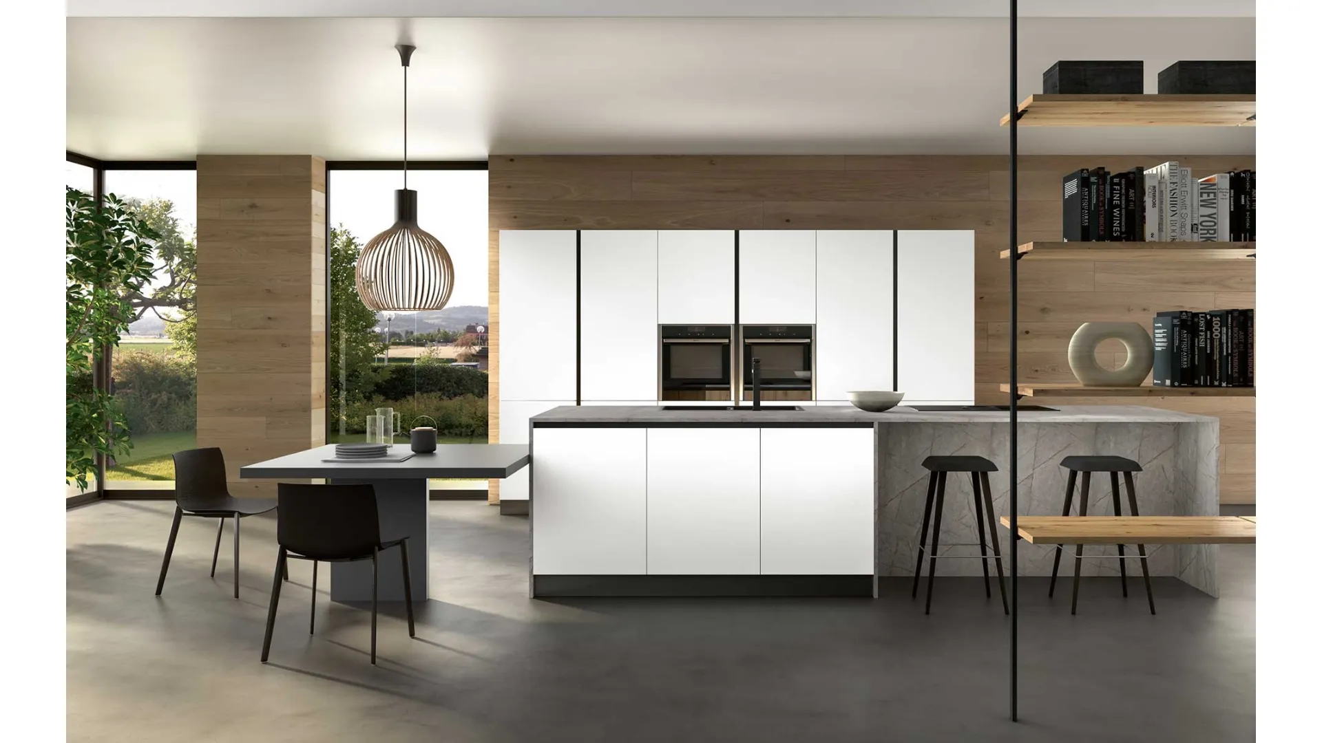 Cucina Moderna con isola Joy 08 di GM Cucine